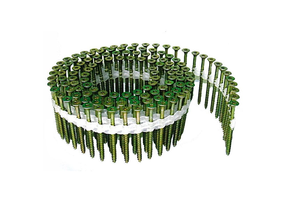 750 vis en rouleau 5x80 Galva TX25 adaptable sur visseuse HH 80B DE 40 à 80mm