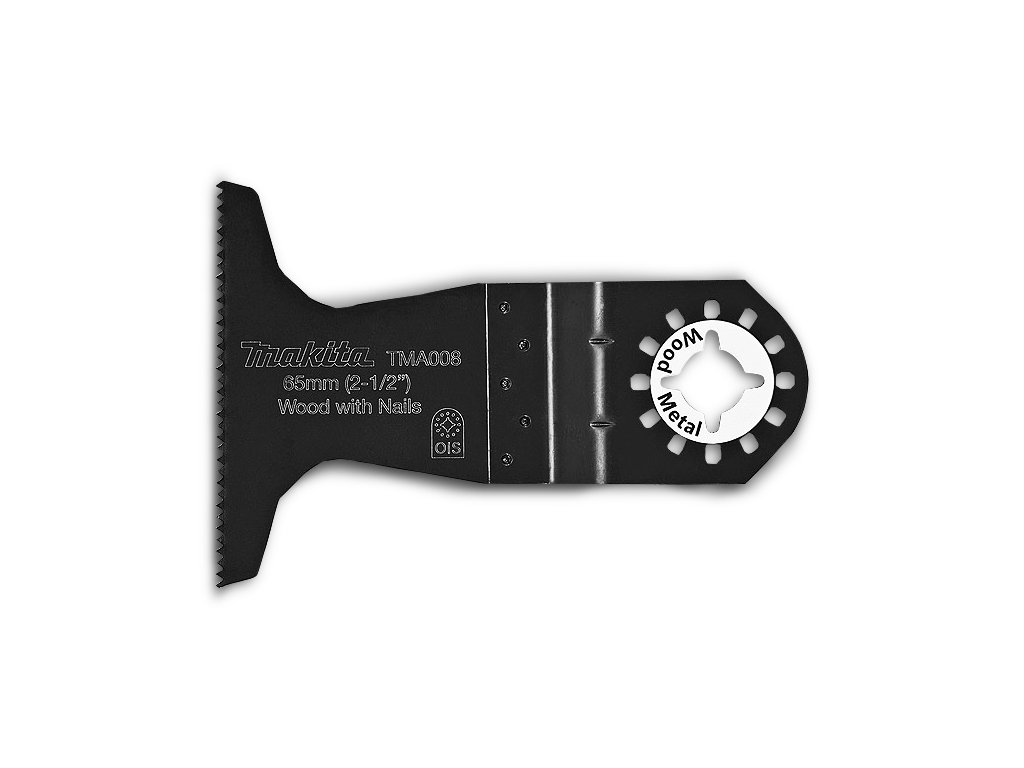 Lame plongeante droite 40 pour couteau oscillant 40x65mm bois-clous