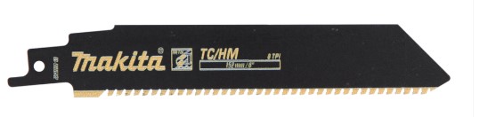 Lame de scie sabre HM 150mm - Métal, fonte, Inox - A l'unité