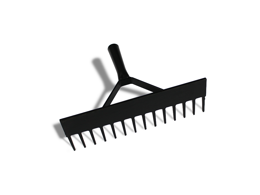 Reinforced concrete rake with 14 teeth (Requires handle OU002763)