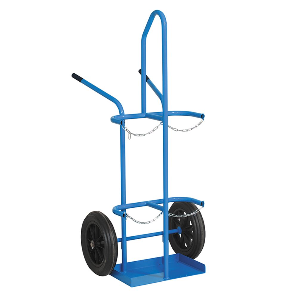 9 M3 acetylene + oxygen bottle carrier trolley, craneable