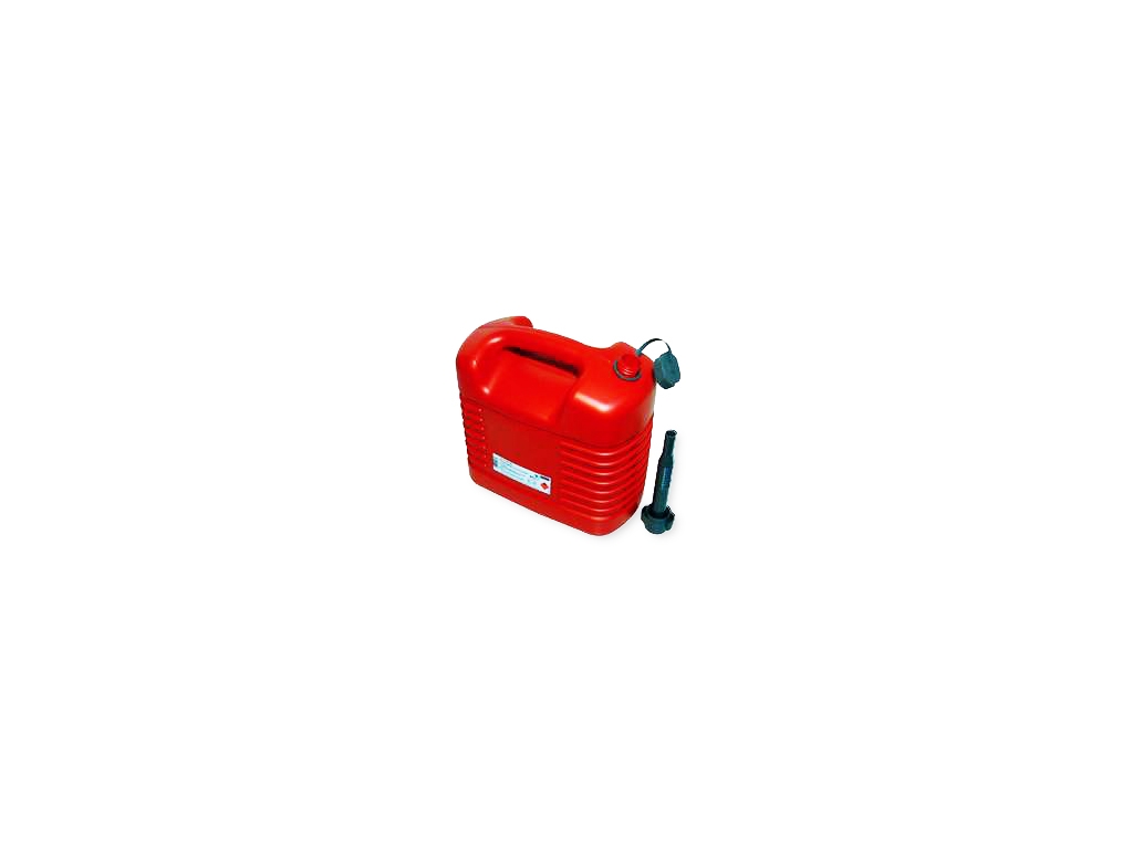 Jerrican plastique 20L avec flexible rouge