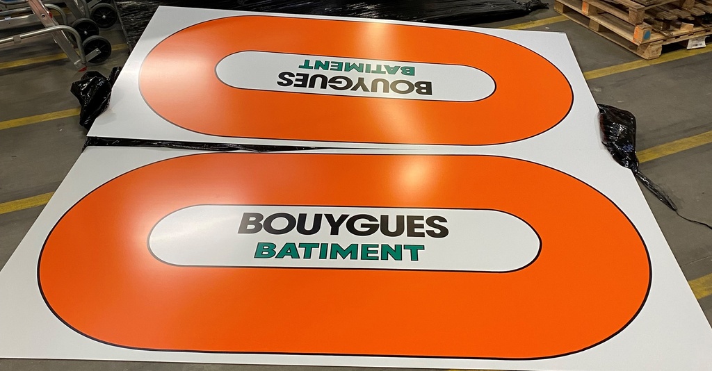 Panneau BY BAT 3000 x 1500 mm dibond (la paire, sans cadre)