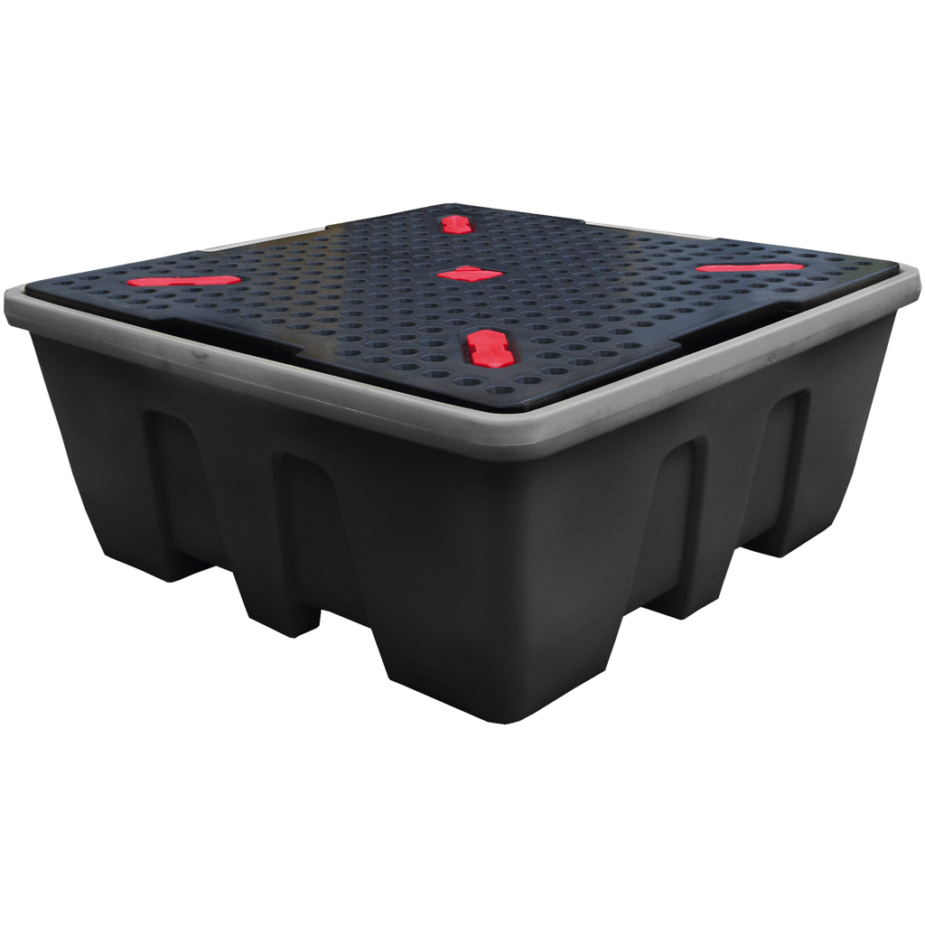 Bac de rétention polyéthylène pour cuve 1000L ou 4 fûts de 220L