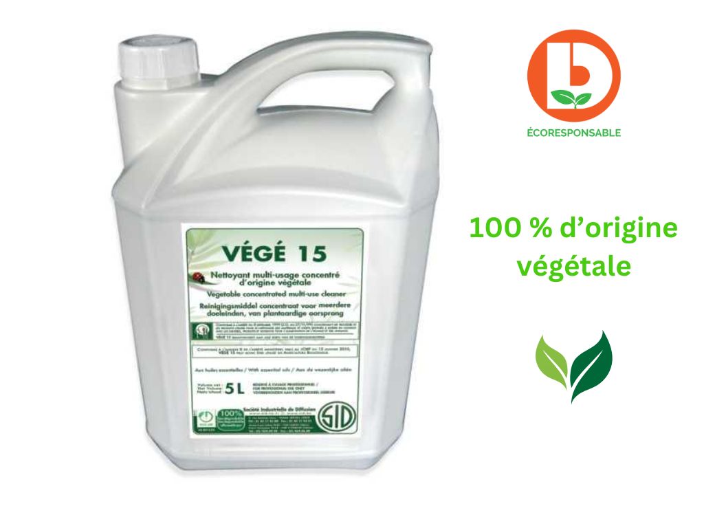 Nettoyant toutes surfaces Vege 15 (bidon de 5L)