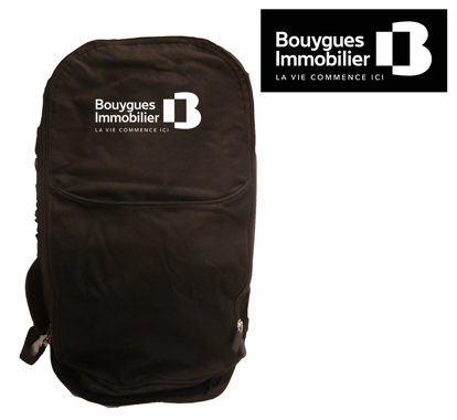 BOUYGUES IMMOBILIER logo backpack