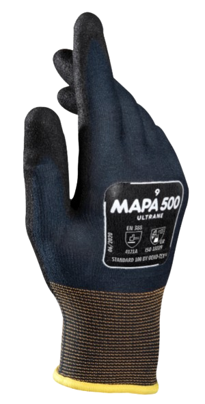 Ultrane 500 thin glove for oily environments