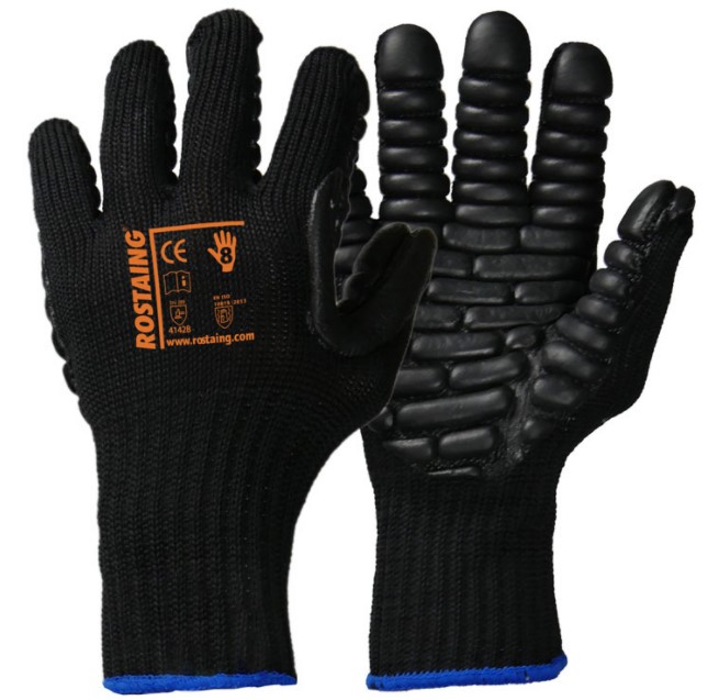 Vibrating material glove - Vibraprotect Rostaing
