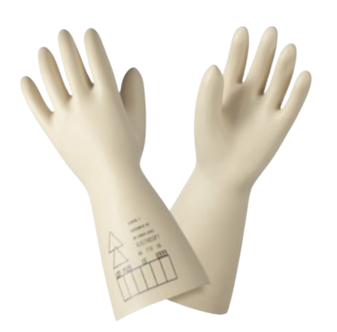Gant électricien isolant 7500V latex - Classe 1