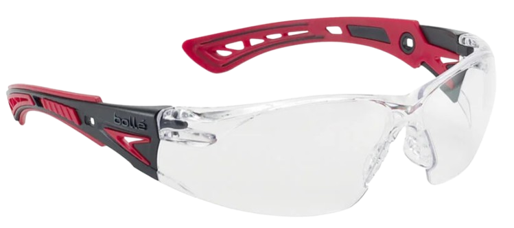 Rush+ red frame glasses