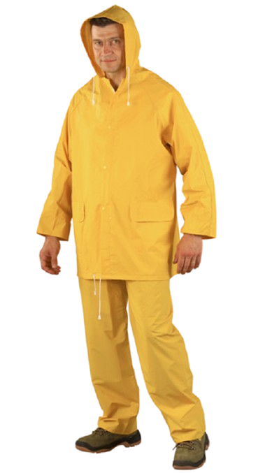 Ensemble de pluie PVC double