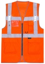 Gilet fluo HV Safari led