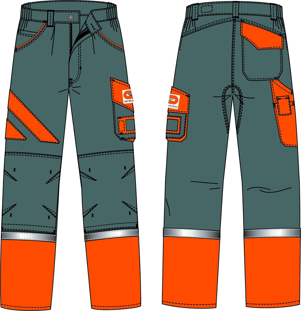 BY BAT IDF pants - Without knee foam