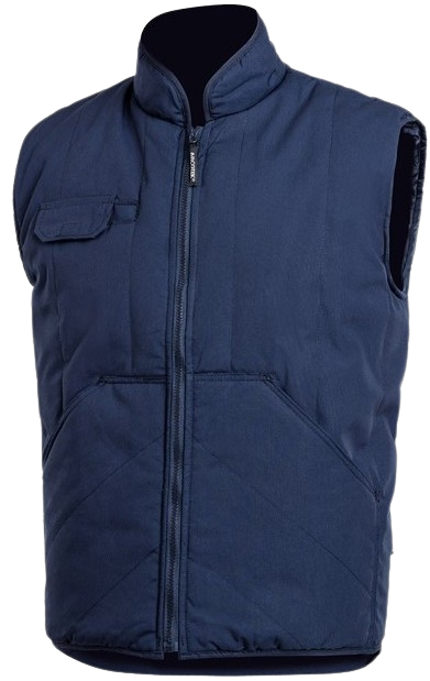 Gilet chaud dos long