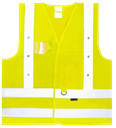 HV LED fluorescent vest + 2 LR6 batteries