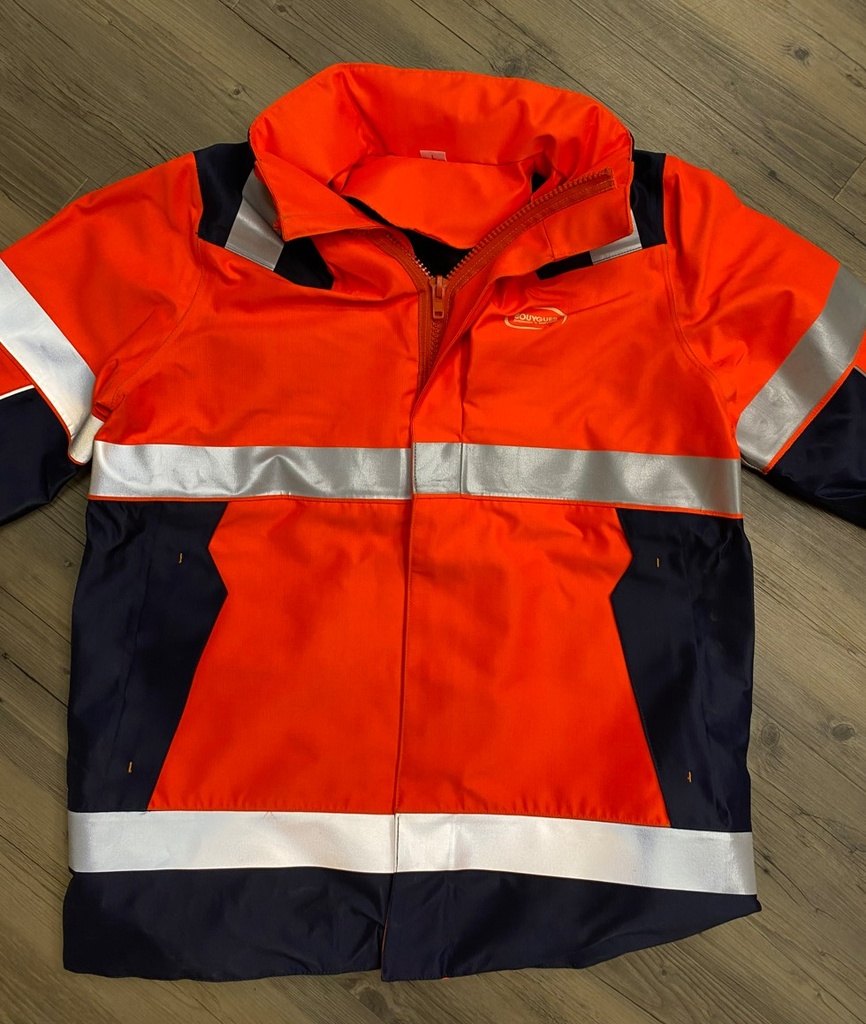 Parka Multirisques pour BYES IE devant cœur et dos (modèle Bétrancourt 4624)