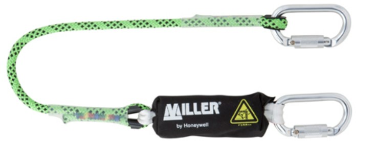 1.5m halyard lanyard - 2QT 17mm steel TA with absorber