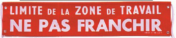 'Work area limit'' banner