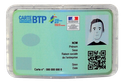 Porte badge velcro adaptable sur casque Kara - Brennus - Idra