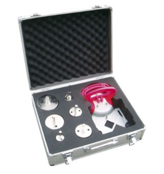 Diamond drill bit set + guide d. 29-35-44-65-68-76