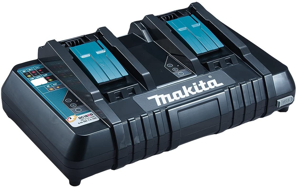 Chargeur double pour batteries 18V MAKITA - DC18RD