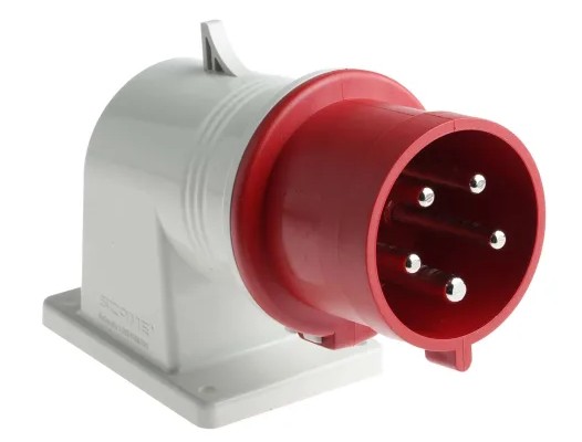 16 A 5-pole wall socket (unit)