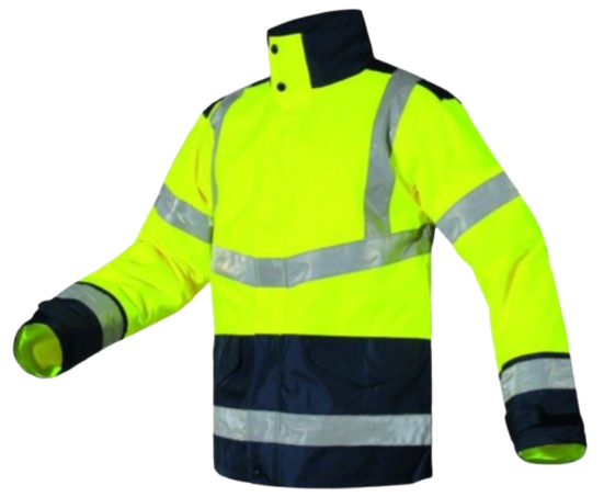 Parka 4 en 1 HV homme BRODERIE cœur entité Bouygues Nom Prénom (parka+gilet int.) 