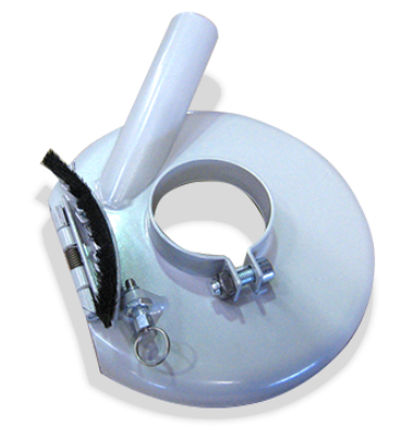 Carter de protection pour ponceuse XB165 avec brosses (pièce de rechange)