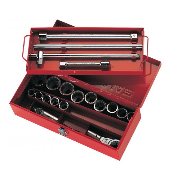 COFFRET CLIQUET + DOUILLE 3-4 6 PANS 78-C25