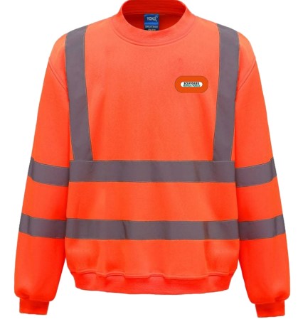 Sweat-shirt HV BY TP orange - Classe 3