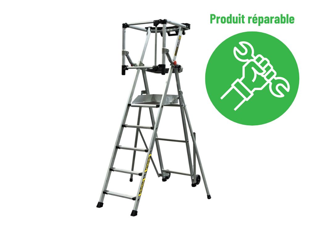 Plate-forme individuelle MASTERGUARD 5 marches stabilisateur