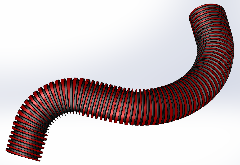 Flexible d'aspiration pour ponceuse à bras XB165 (pièce de rechange)