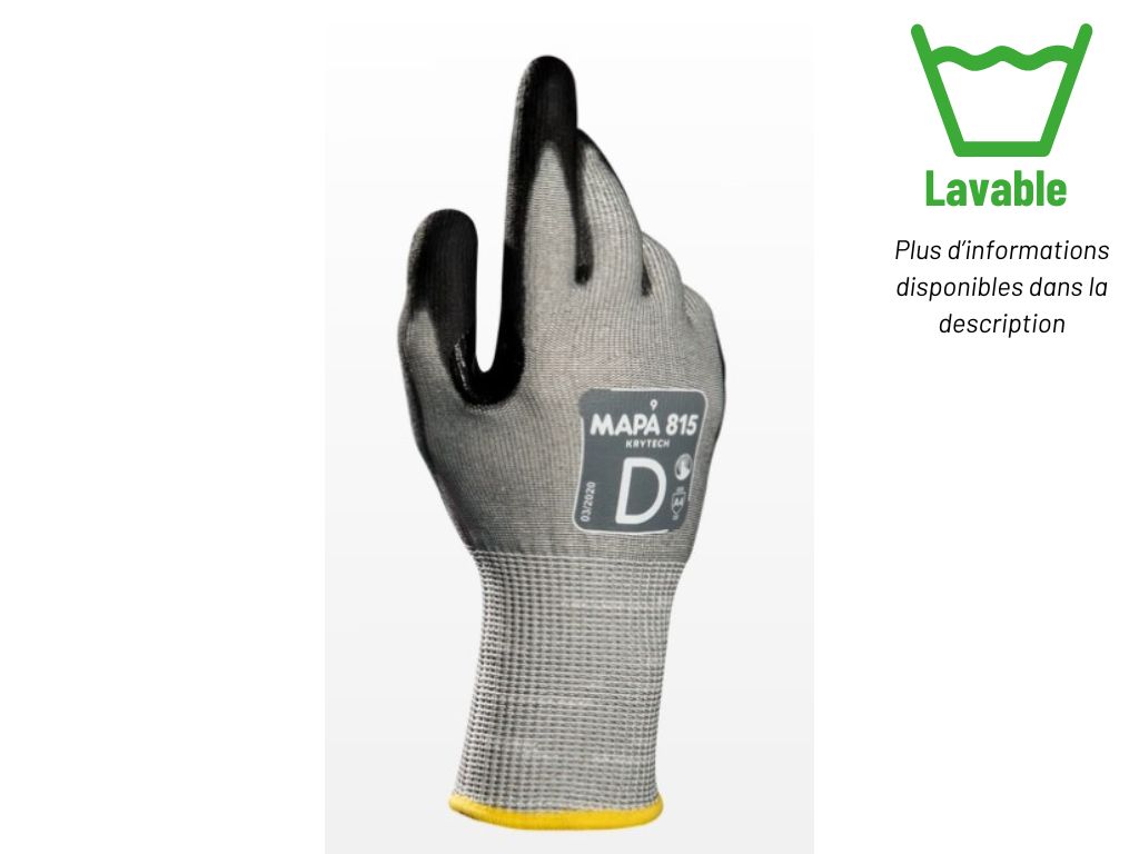 Gant Krytech 815 tactile avec renfort pince (pouce/index)