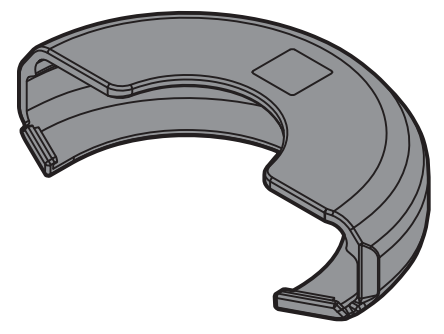 Removable cutting guard for FEIN THS 125 grinder