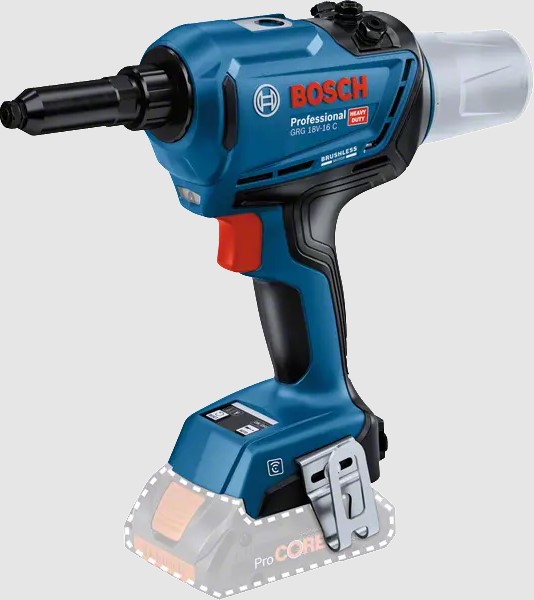 BOSCH GRG 18V-16 C cordless riveter - Sold naked in box