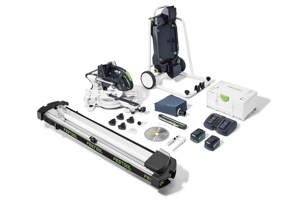 KAPEX KSC 60 EB 5.0 I-UG Cordless Mitre Saw Set