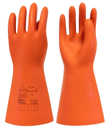 1000V insulating electrician glove latex composite mechanical protection - Class 0