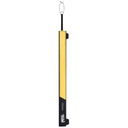 Black/yellow soft protection for fixed rope