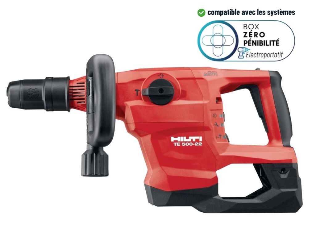 Burineur sans fil TE 500-22 Nuron - 8,1J - 7,8kg - En coffret sans batterie ni chargeur
