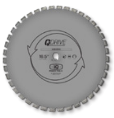 Abrasive material disc for table saw IQMS362