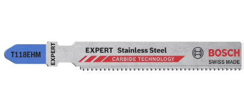 Lame scie sauteuse EXPERT Carbure Inox 83mm T118EHM