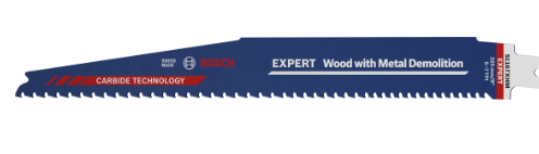 Lame scie sabre EXPERT Carbure Démolition Bois & Métal 225mm