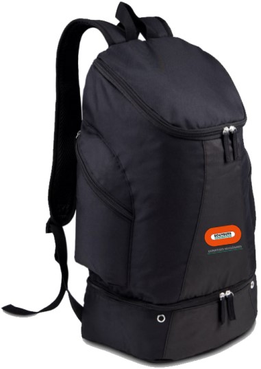 BY EN 27x31x50 - 30L - black - shoe pocket