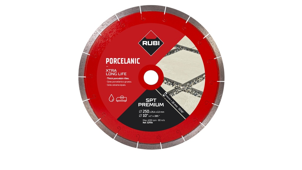 Disque diamant SPT 250 Ext Premium pour matériaux abrasifs