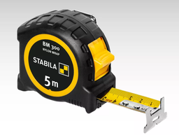[OU150098] STABILA BM 300 pocket tape measure, 27 mm bilateral metric graduation, SPIKES hook