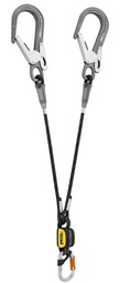 [EP152099] Y-shaped lanyard with integrated absorber and MGO Kg connectors. 80 cm (version 2024)