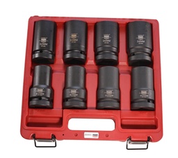 [EL165327] Coffret 8 douilles 3/4 Chocs longue de 24mm à 38mm