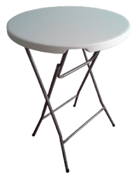 [IN167302] Table Haute Mange debout pliante polyéthylène 81.3x110cm