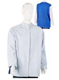 [EP004591] Welder's jacket leather front - Proban back