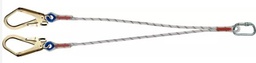 [EP020794] Double halyard lanyard LDF 11 1m-10-53-53 1 M10 + 2 M53 without absorber